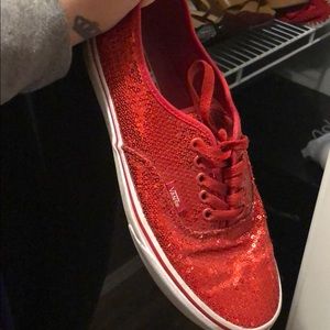 Vans red